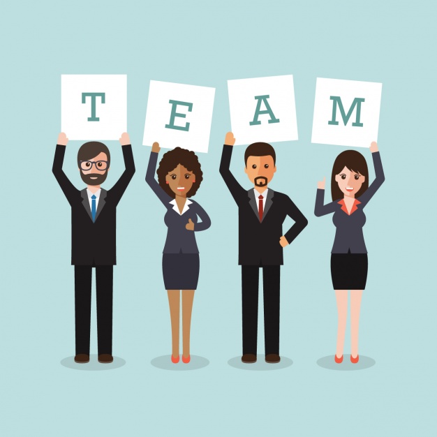 626x626 Working Team Design Vector Free Download