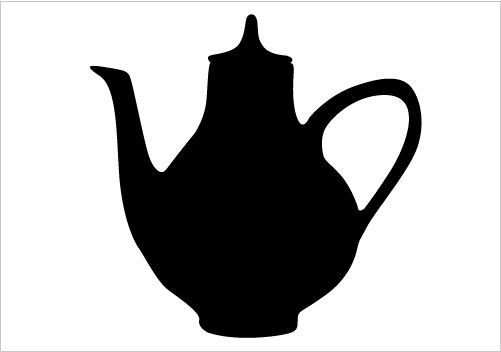 501x352 Teapot Vector Graphics Download Silhouette Graphics General