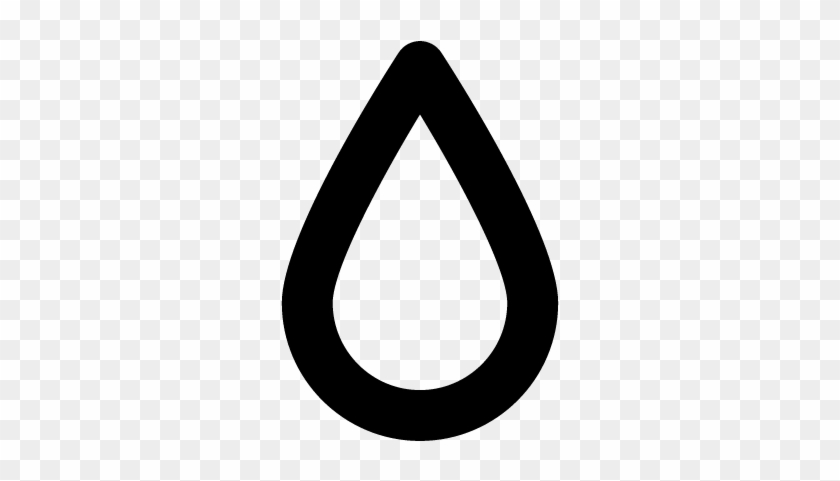 840x481 Water Drop Shape Outline Vector