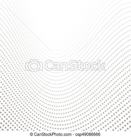 450x470 Grey Tech Wavy Dotted Lines Abstract Background. Vector Design.