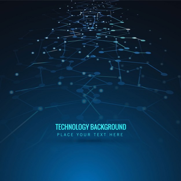 626x626 Tech Background Of Abstract Lines And Points Vector Free Download