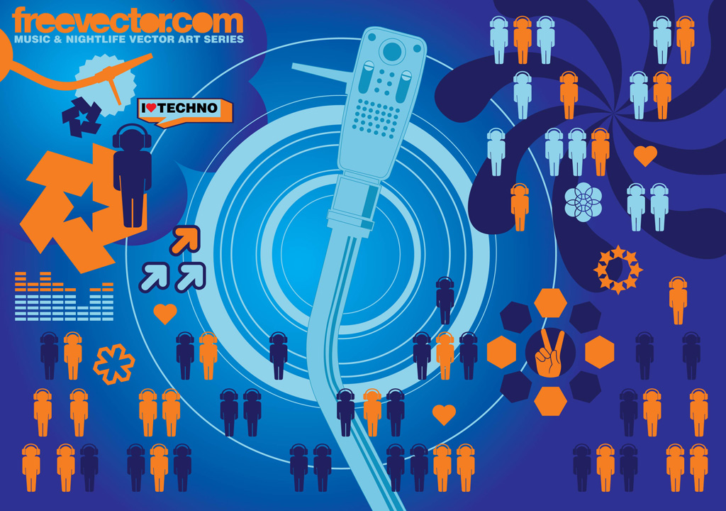 1024x720 Techno Vector Vector Art Amp Graphics