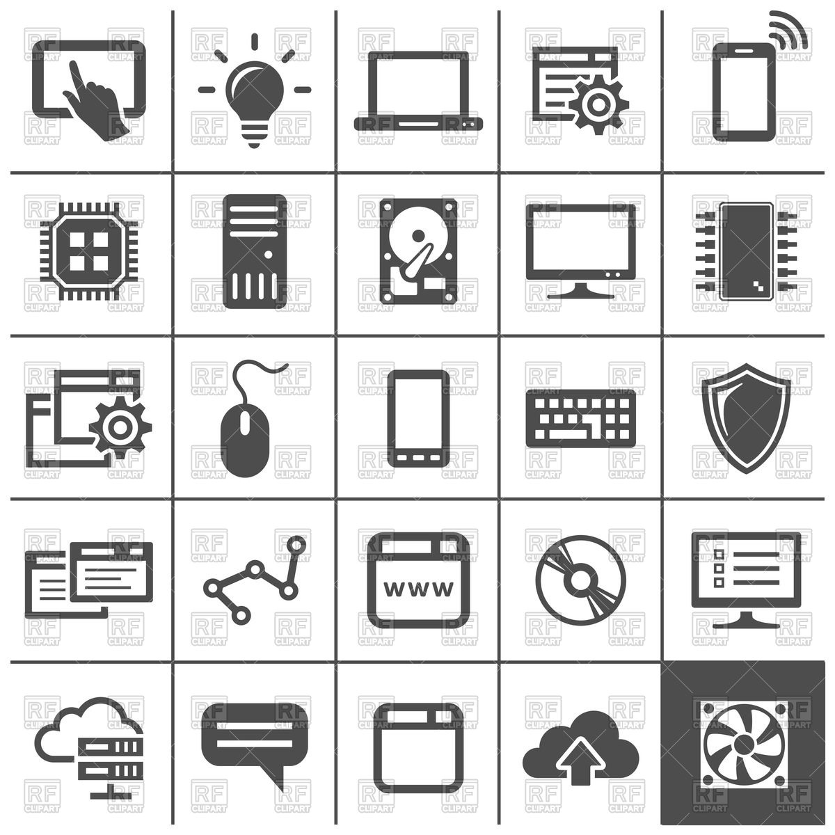 1200x1200 Computer Technology Icons