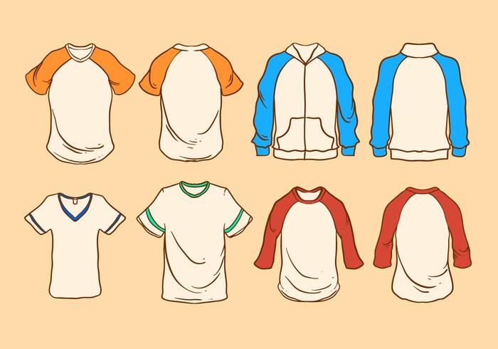 700x490 9,000 T Shirt Templates Free Vector Art
