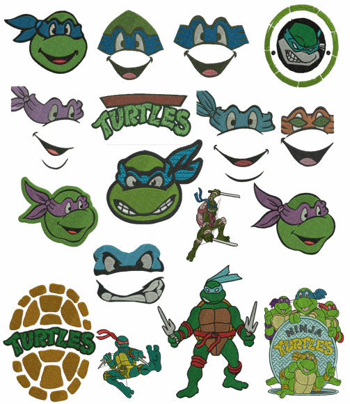 503x580 Teenage Mutant Ninja Turtles Logo Vector