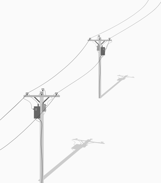 528x599 Collection Of Free Electricities Clipart Telephone Pole. Download