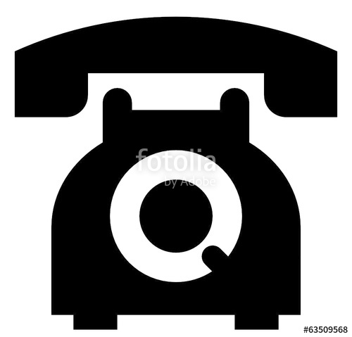 500x479 Telephone Vector Icon Stock Image And Royalty Free Vector Files