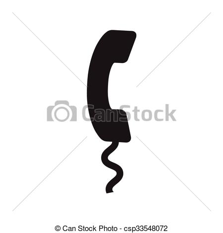 450x470 Telephone Vector Icon.