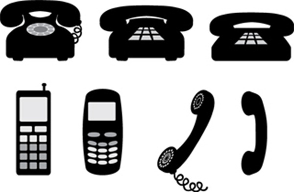 600x393 Telephone Vector Icons My Free Photoshop World