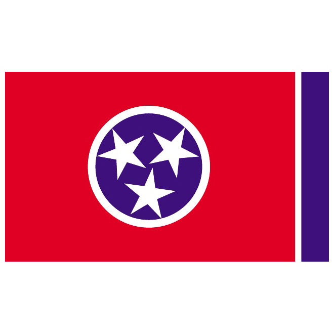 660x660 Tennessee Vector Flag