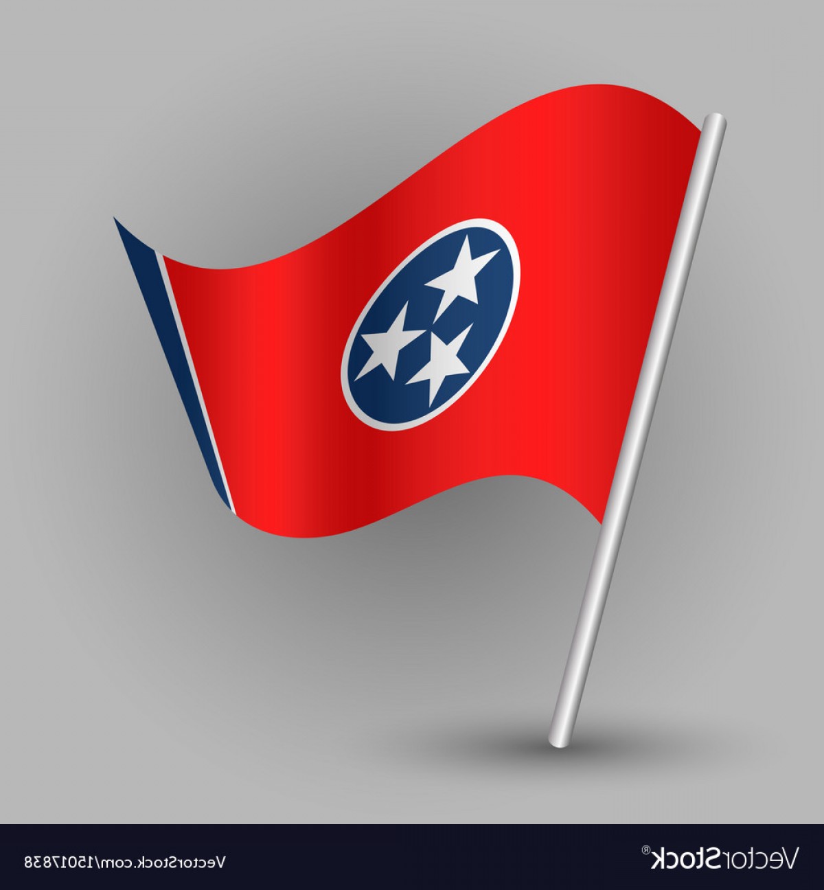 1200x1296 Triangle American State Tennessee Flag Vector Createmepink