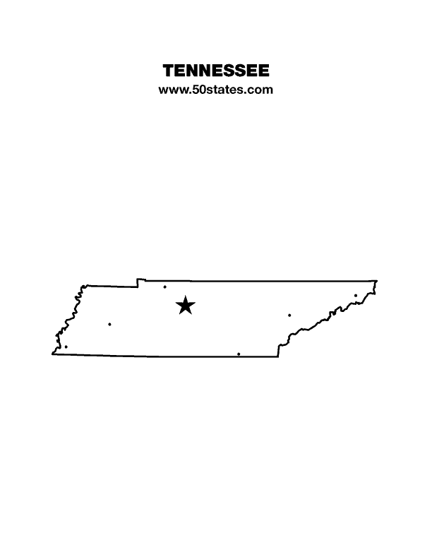 612x792 Tennessee Clipart Group With Items