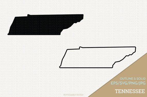 570x379 Tennessee Vector State Clipart Tn Clip Art Tennessee Svg Etsy