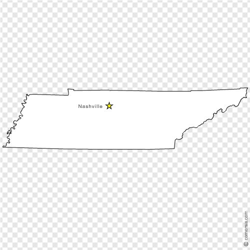 500x500 Tennessee (Tn) Us State Free Vector Map
