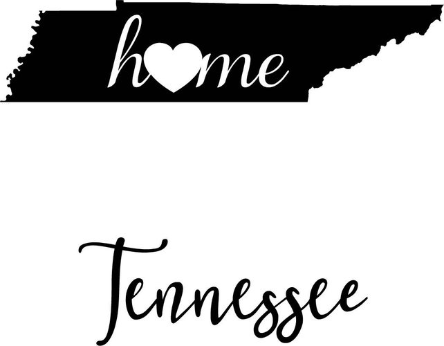 642x500 Tennessee State Map Digital File Svg Png Jpg Eps Vector Etsy
