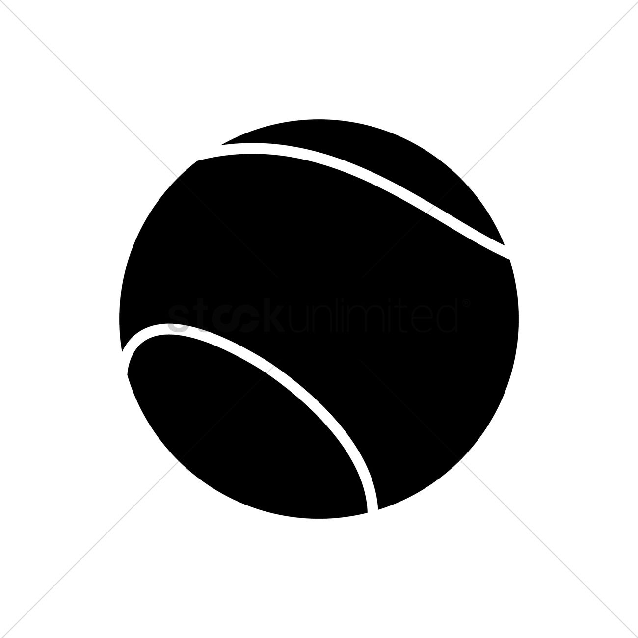 1300x1300 Tennis Ball Vector Image