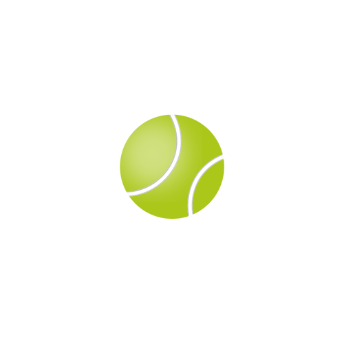 500x500 Tennis Ball Vector Image Public Domain Vectors