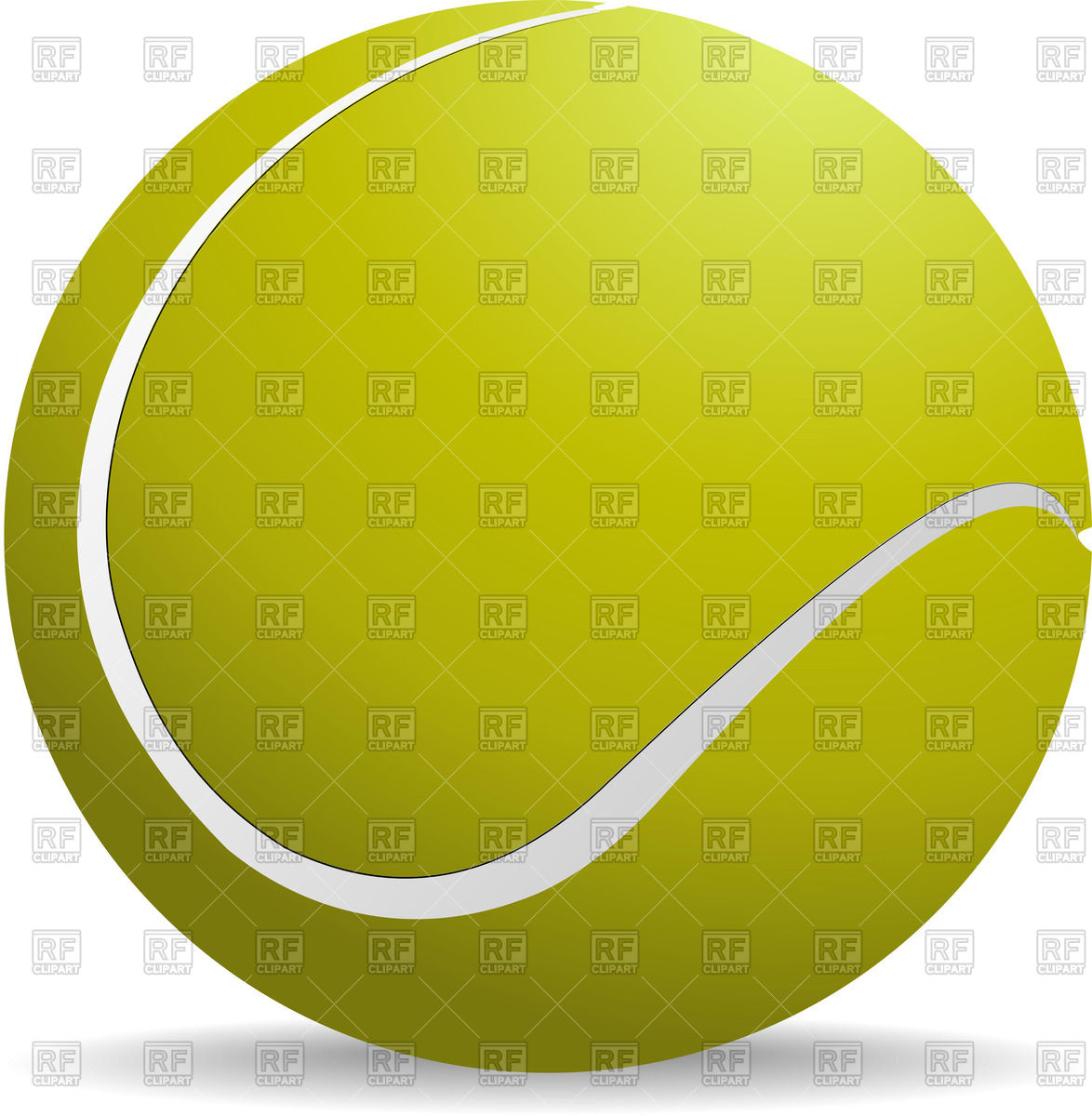 1174x1200 Yellow Tennis Ball Vector Image Vector Artwork Of Sport And