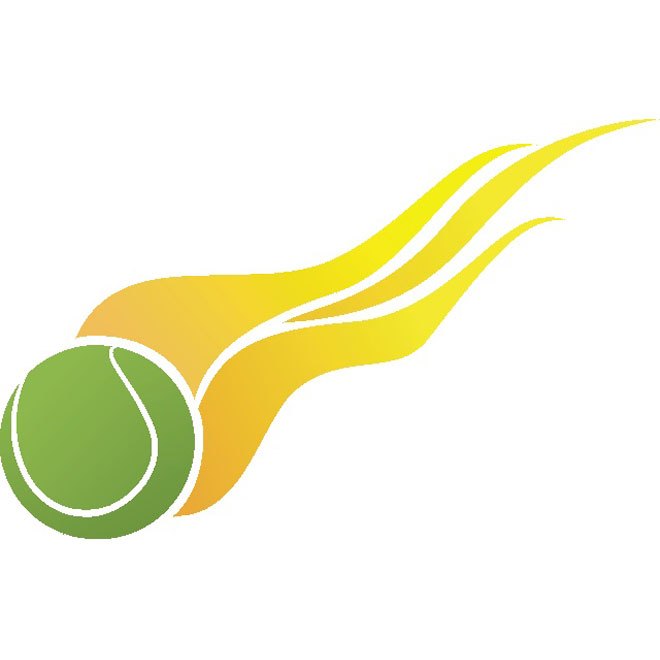 660x660 Tennis Ball On Fire Free Vector 123freevectors