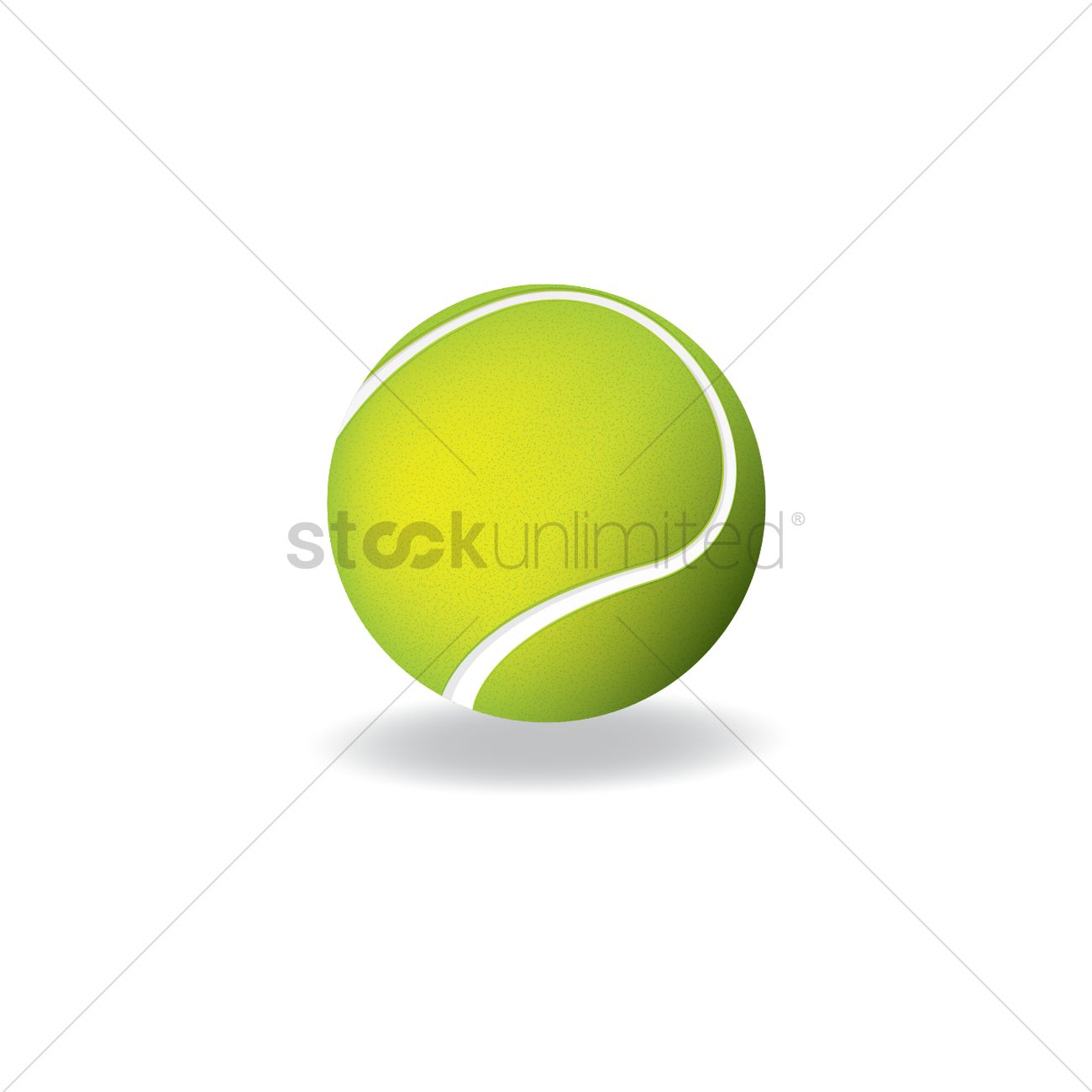 1300x1300 Free Tennis Ball Vector Image