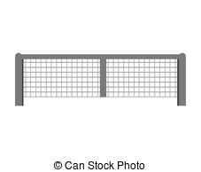 227x194 Tennis Net Icon. White Background With Shadow Design. Vector