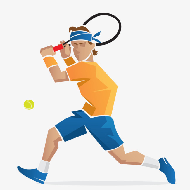 650x651 Tennis Player Vector Material, Tennis, Athlete, Vector Material