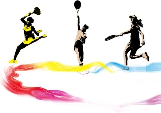 524x368 Tennis Player Vector Free Vector Download (644 Free Vector) For