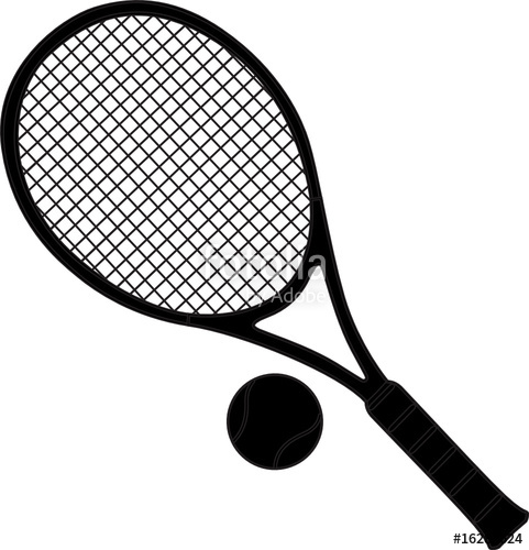 481x500 Tennis Racket And Ball Stock Image And Royalty Free Vector Files