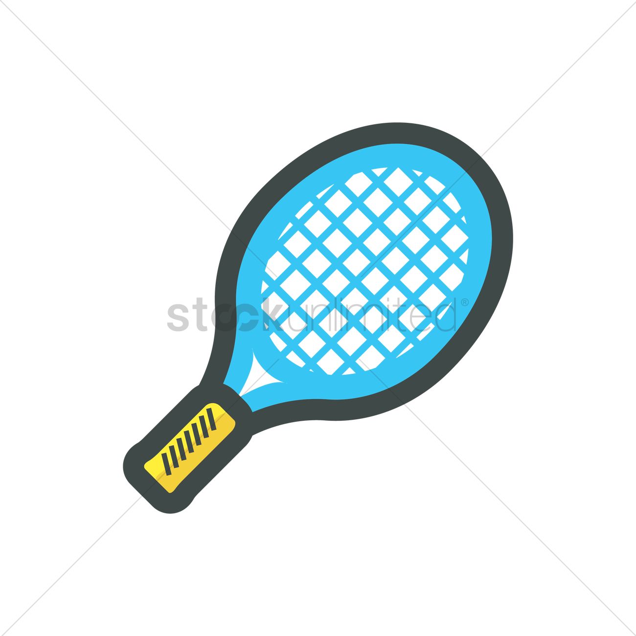 1300x1300 Tennis Racket Vector Image