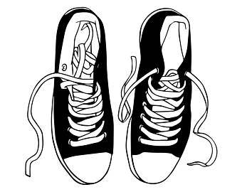 Tennis Shoes Vector at GetDrawings | Free download