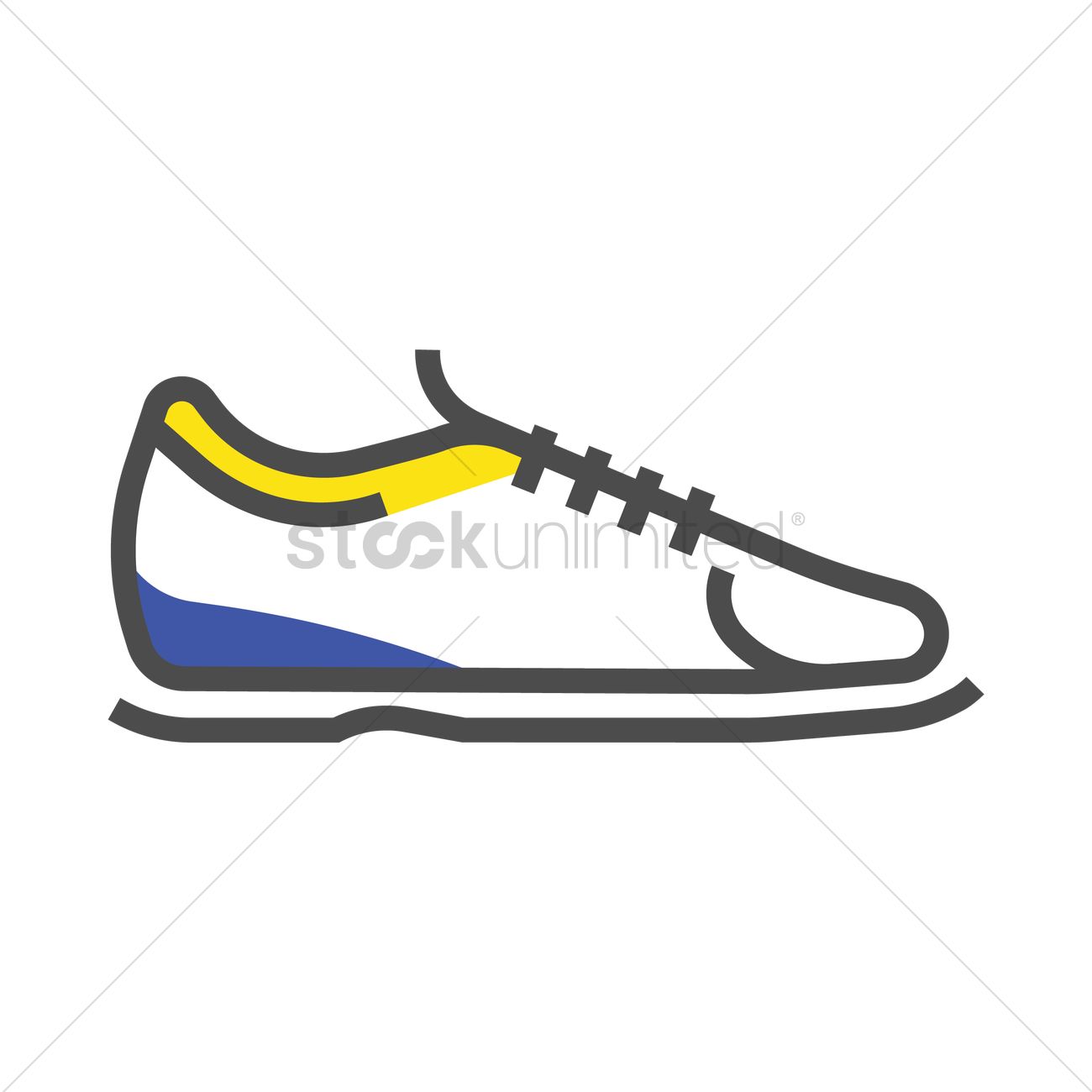 1300x1300 Tennis Shoes Vector Image