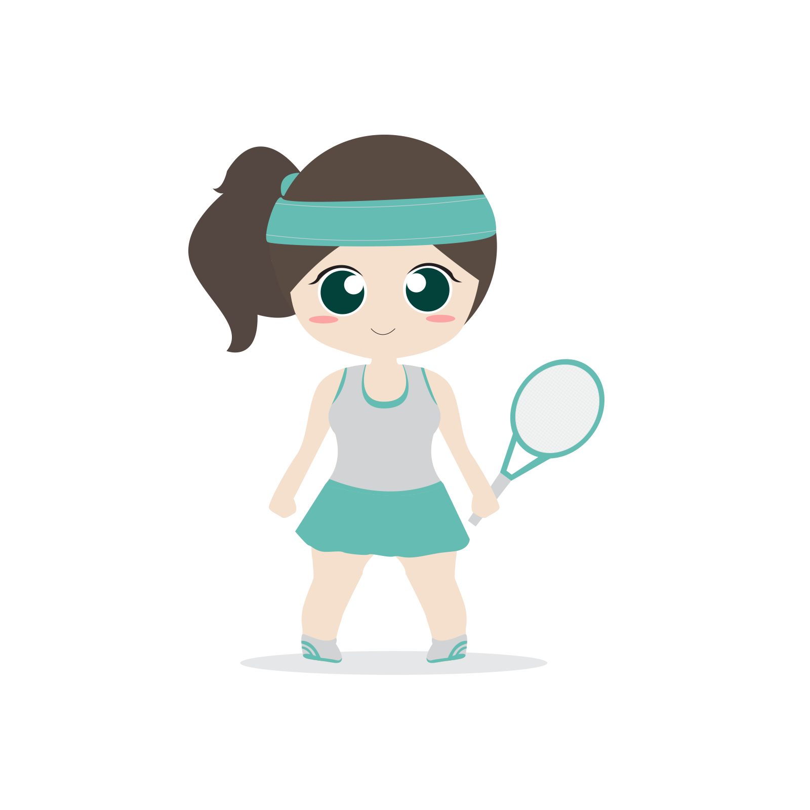1600x1600 Collection Of Free Tennis Vector Sports Illustration. Download On