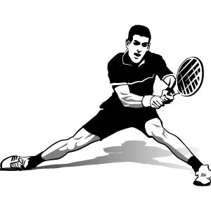 300x300 Novak Djokovic Tennis Star Vector