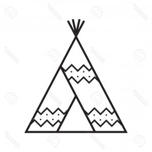 300x300 Tent Icon Isolated On White Background Orangiausa