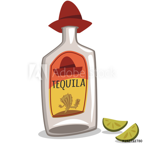 Tequila Bottle Vector at GetDrawings | Free download