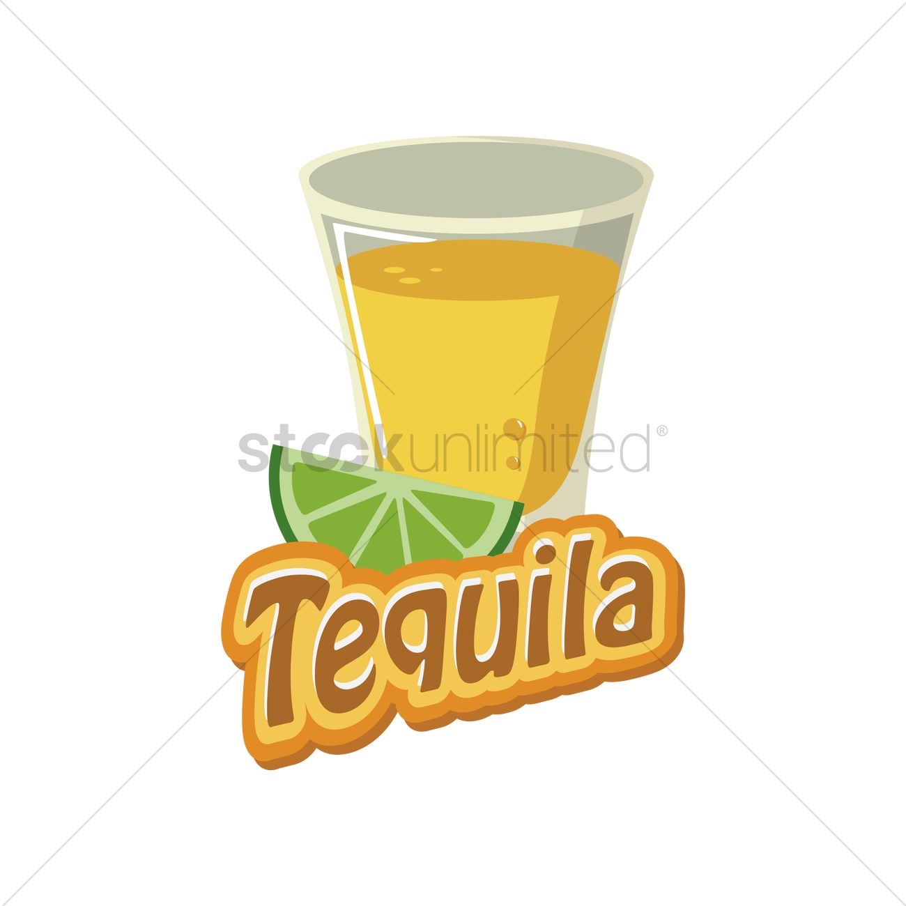 1300x1300 Tequila Shot Vector Image