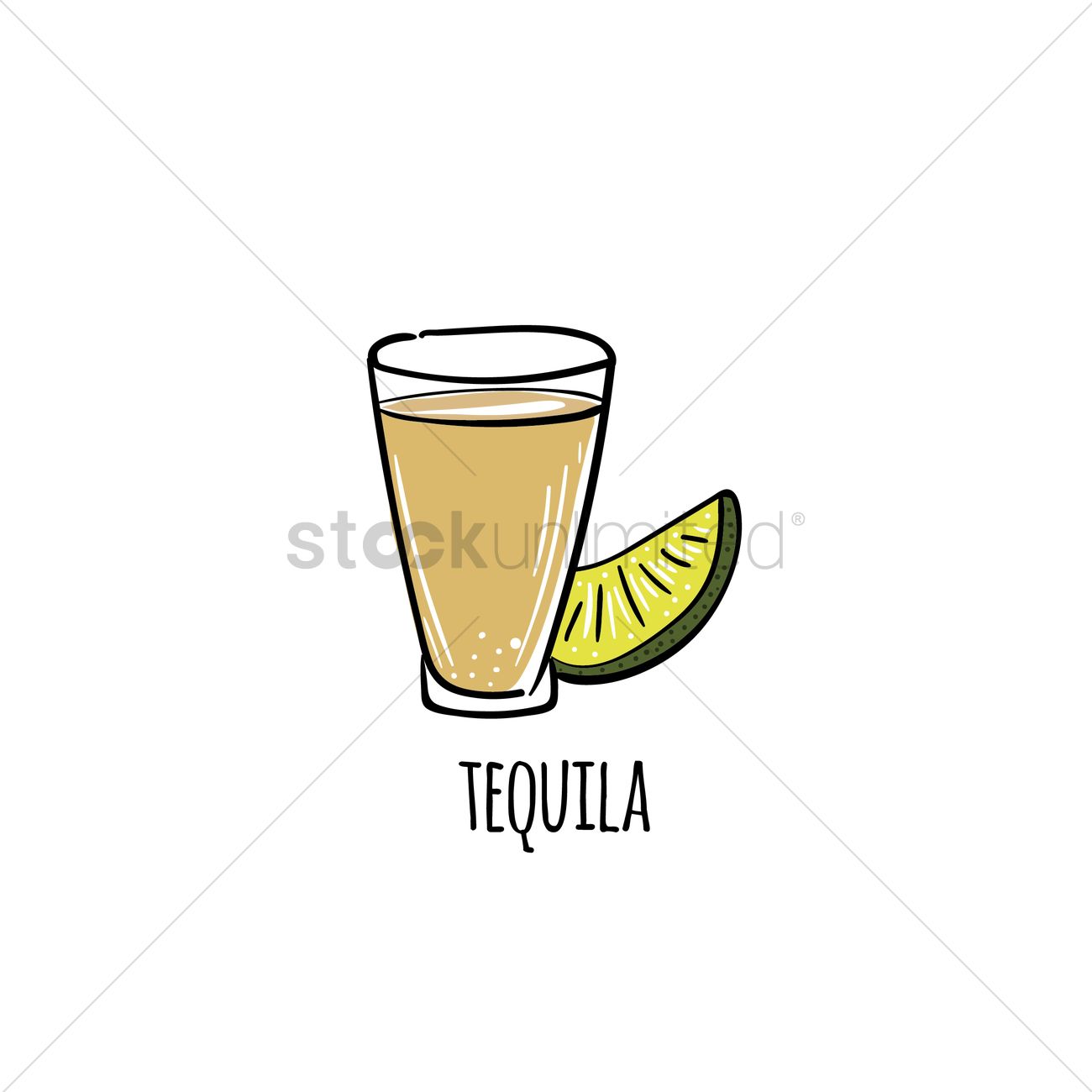 1300x1300 Tequila Vector Image