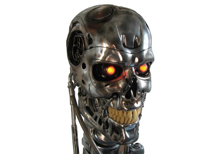 700x490 Terminator Skull Vector Free Vector Art