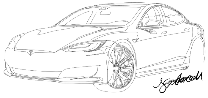 Tesla Vector at GetDrawings | Free download