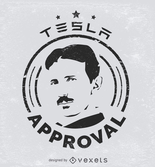 530x570 Tesla Approval Sticker