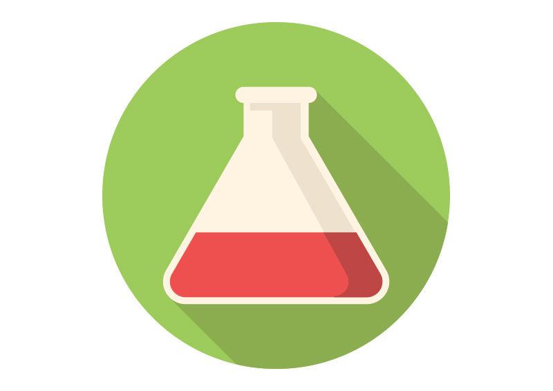 800x566 Test Tube Free Flat Vector Icon