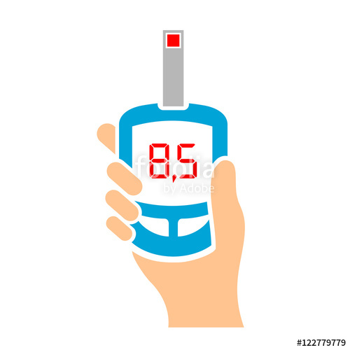 500x500 Blood Sugar Test Medical Analyze Icon Stock Image And Royalty