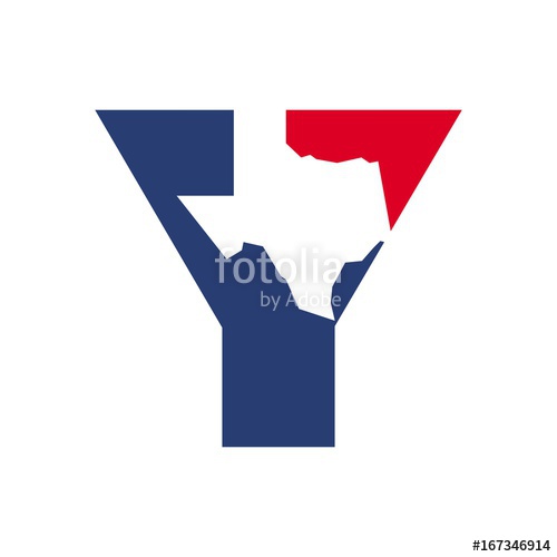 500x500 Letter Y And Texas Map Logo Stock Image And Royalty Free Vector