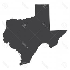 300x300 Map Of The Us State Of Texas Vector Sohadacouri