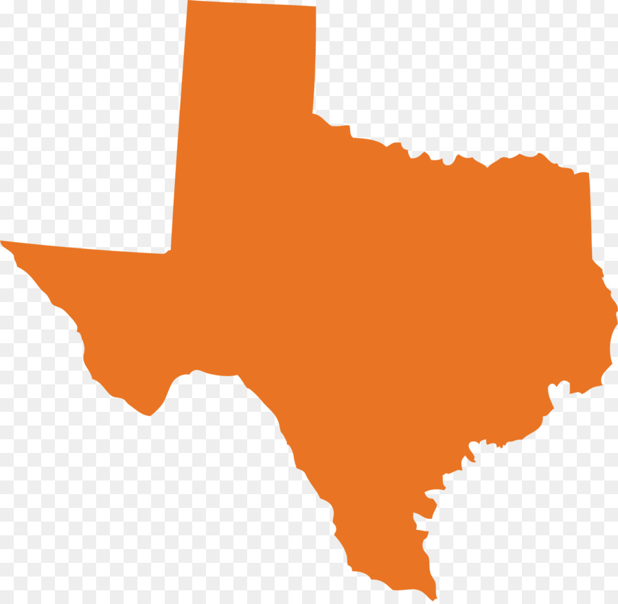 900x880 Texas Vector Map Royalty Free