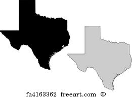 261x194 Free Texas Outline Vector Art Prints And Wall Artwork Freeart