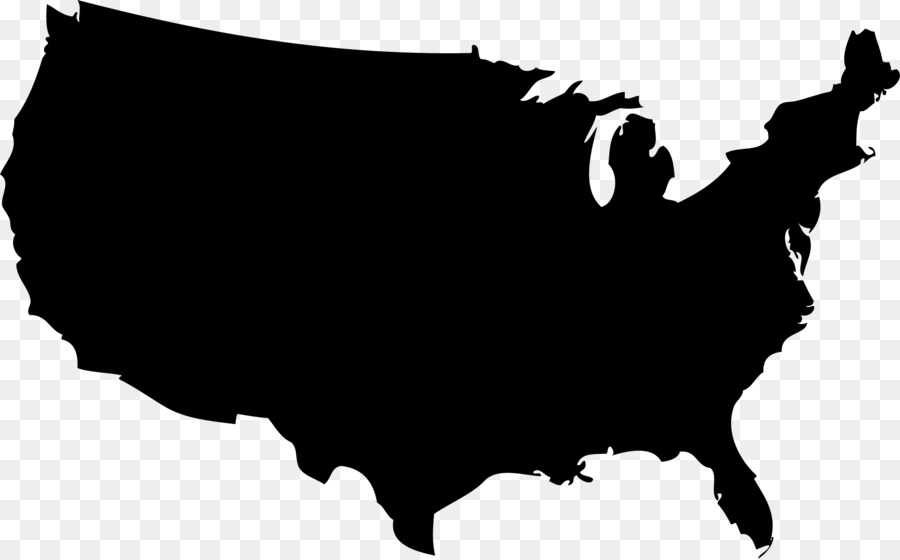 900x560 Texas Silhouette Vector Map Clip Art