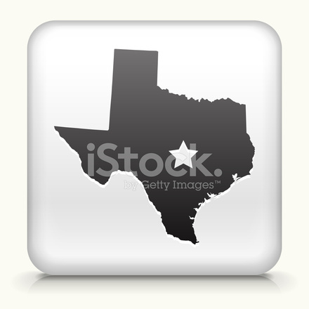 440x440 Square Button With Texas Map Royalty Free Vector Art Stock Vector