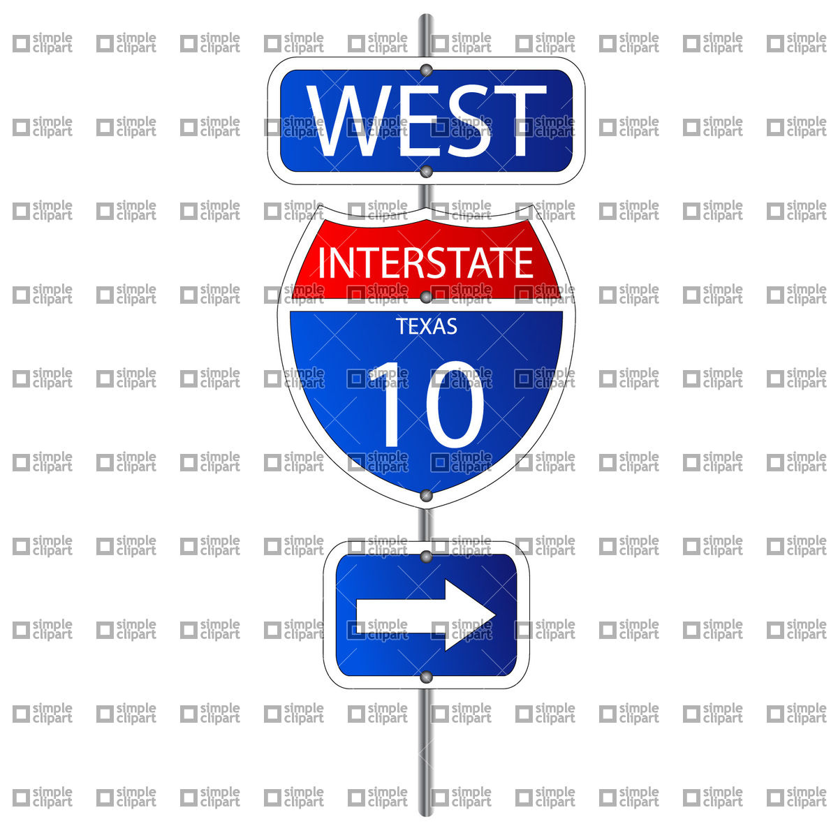1200x1200 American Road Sign