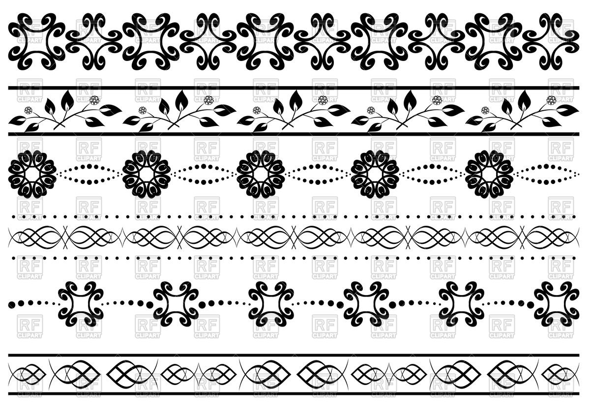 1200x848 Floral Ornamental Borders Vector Image Vector Artwork Of Borders